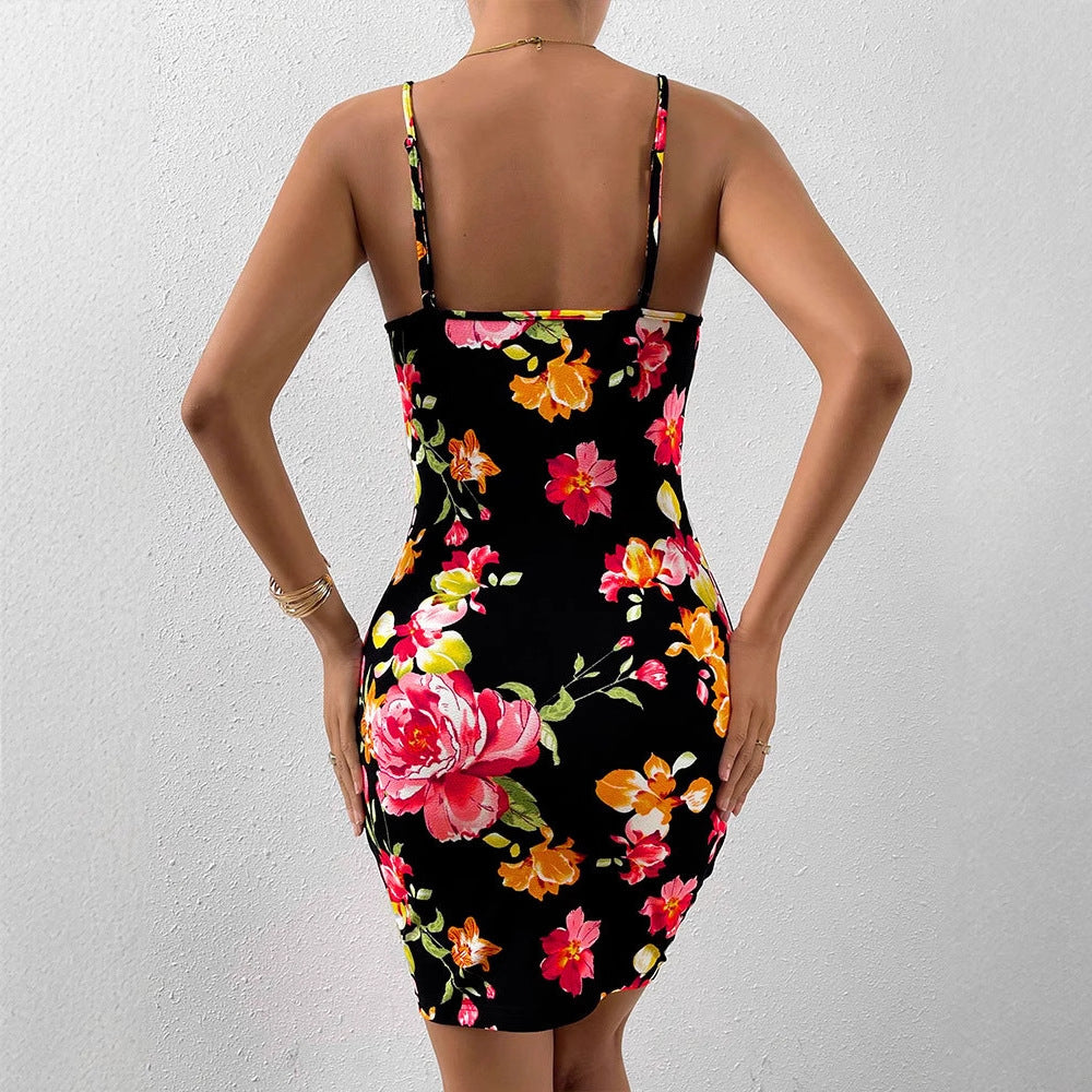 Damer Floral Wrap Dress Mirla-Eva Jonsson