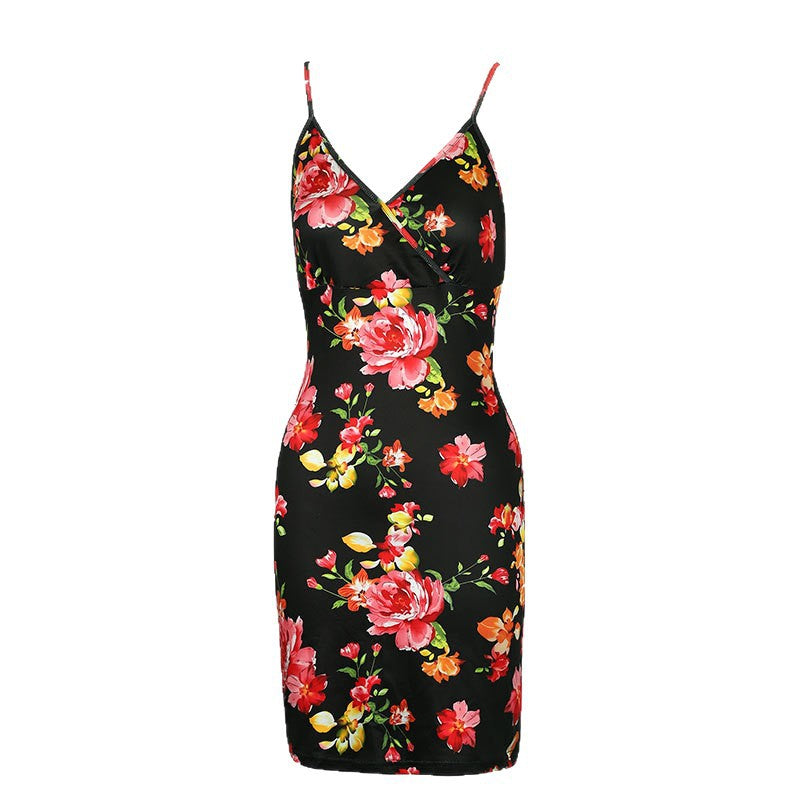 Damer Floral Wrap Dress Mirla-Eva Jonsson