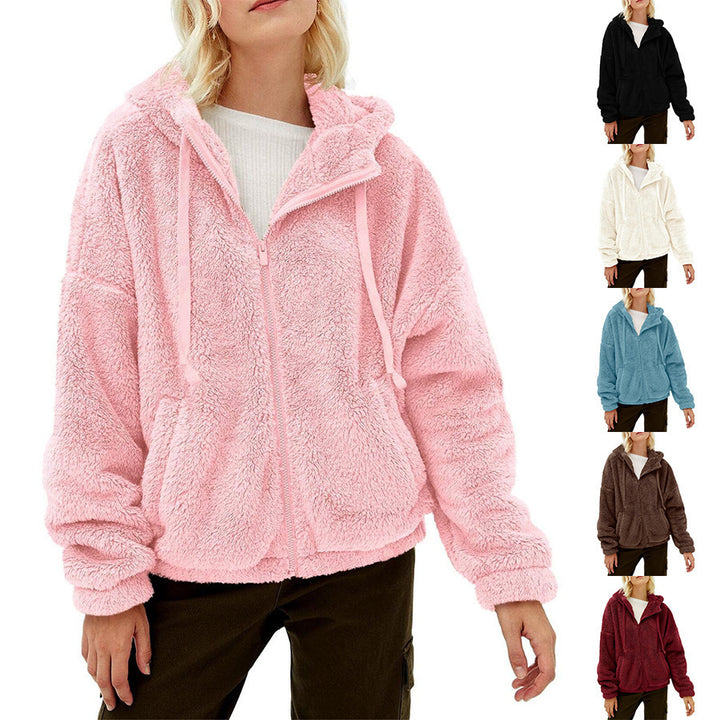 Damer Fluffig Hoodie i Oversized-stil Eva Jonsson-Eva Jonsson