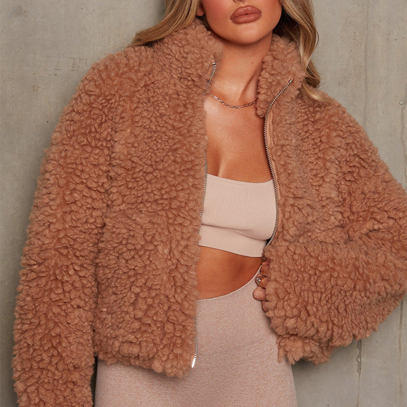Damer Fluffy Fleecejacka Eva Jonsson-Eva Jonsson