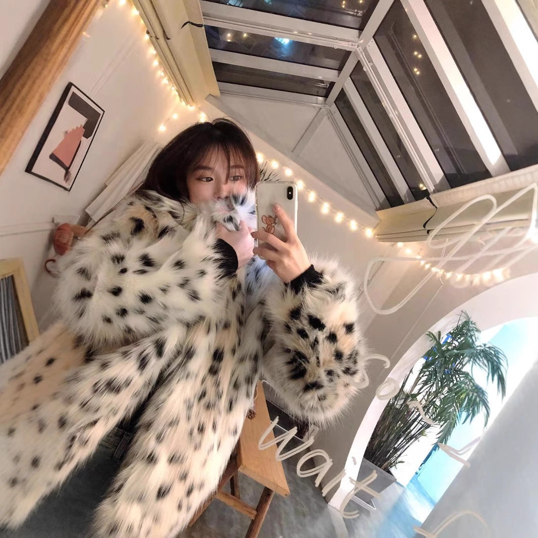 Damer Fluffy Konstpälsjacka Mirla-Eva Jonsson