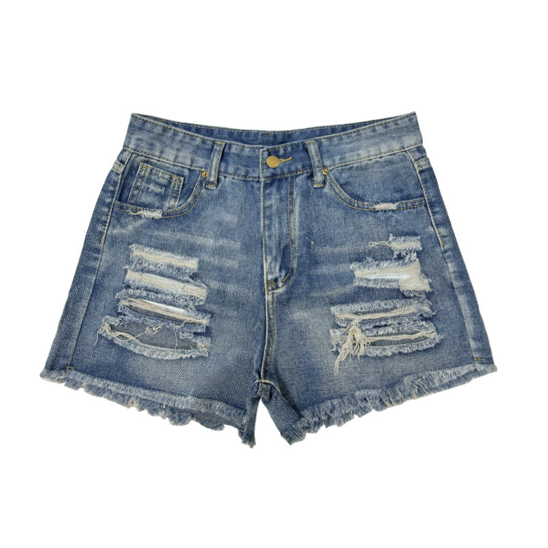 Damer Förstörda Denim Shorts Mirla-Eva Jonsson