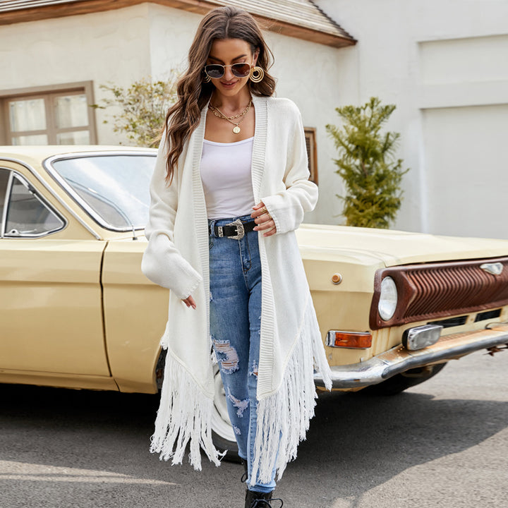 Damer Fringing Stickjacka Eva Jonsson-Eva Jonsson