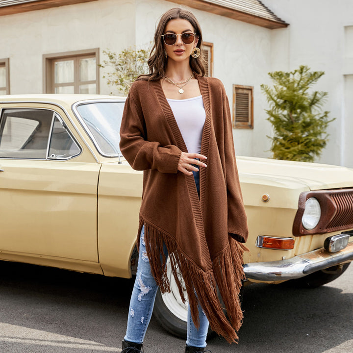 Damer Fringing Stickjacka Eva Jonsson-Eva Jonsson