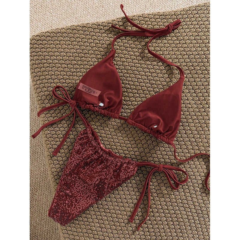 Damer Funktions-Bikini-Set med elastiska bindband Mirla-Eva Jonsson