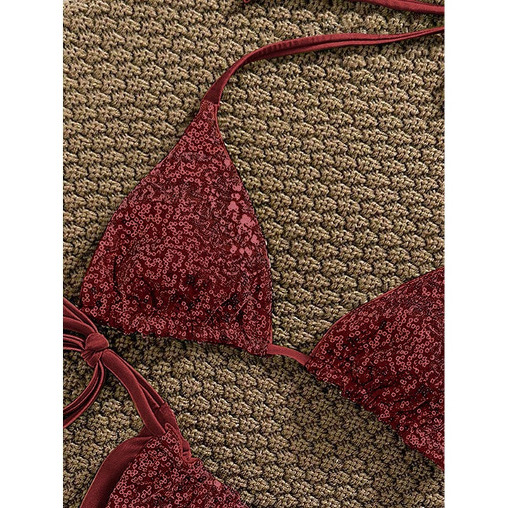 Damer Funktions-Bikini-Set med elastiska bindband Mirla-Eva Jonsson