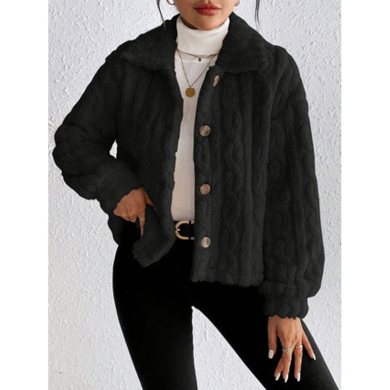 Damer Fuzzy Oversize-Jacka Mirla-Eva Jonsson