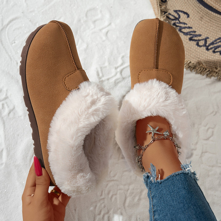 Damer Fuzzy Tofflor med fluffigt Foder Mirla-Eva Jonsson