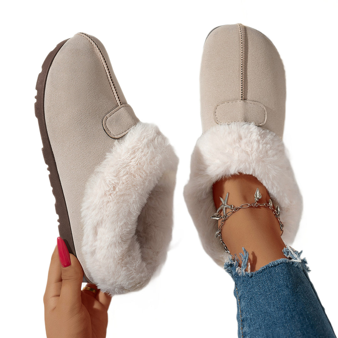 Damer Fuzzy Tofflor med fluffigt Foder Mirla-Eva Jonsson