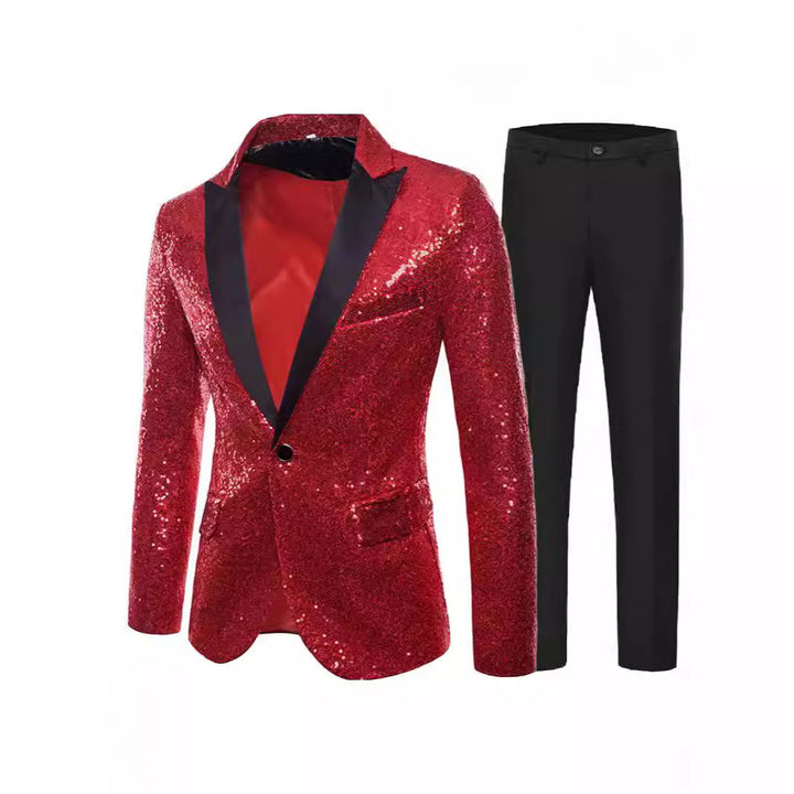 Damer Glamorous paljettblazer med matchande byxor Mirla-Eva Jonsson