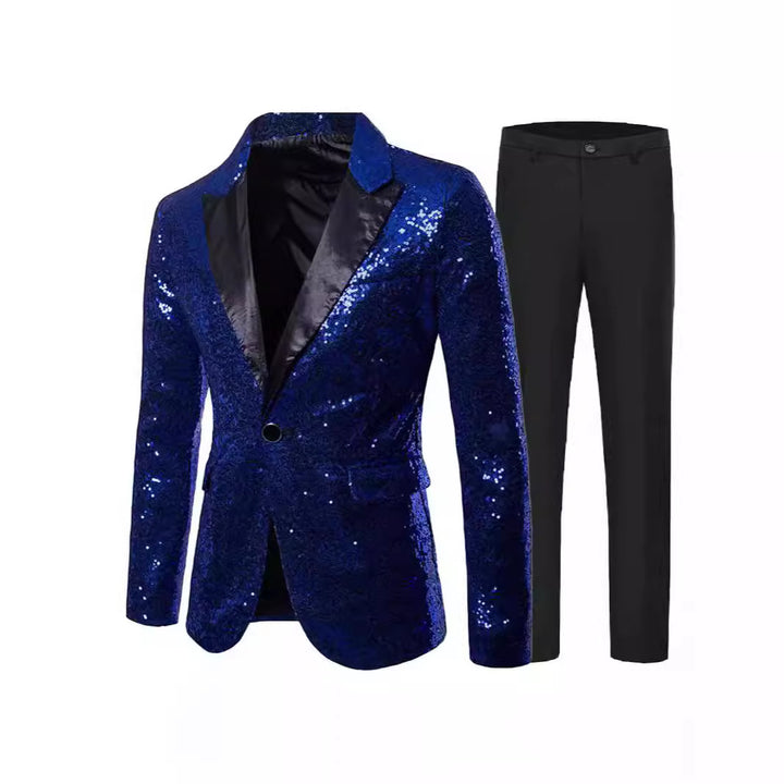 Damer Glamorous paljettblazer med matchande byxor Mirla-Eva Jonsson