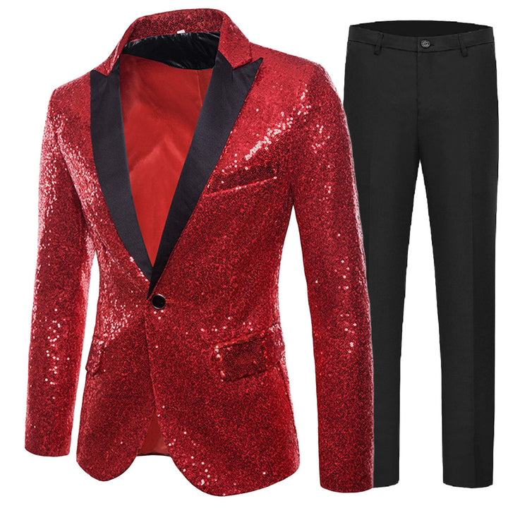 Damer Glamorous paljettblazer med matchande byxor Mirla-Eva Jonsson