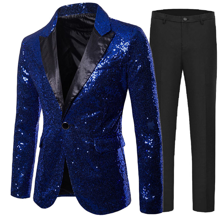 Damer Glamorous paljettblazer med matchande byxor Mirla-Eva Jonsson