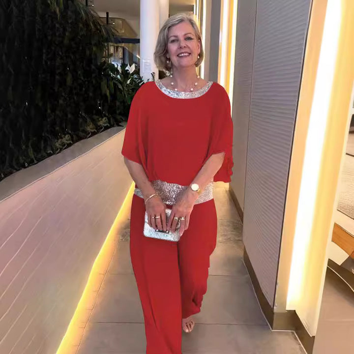 Damer Glamourös Jumpsuit med glittrande detaljer Mirla-Eva Jonsson