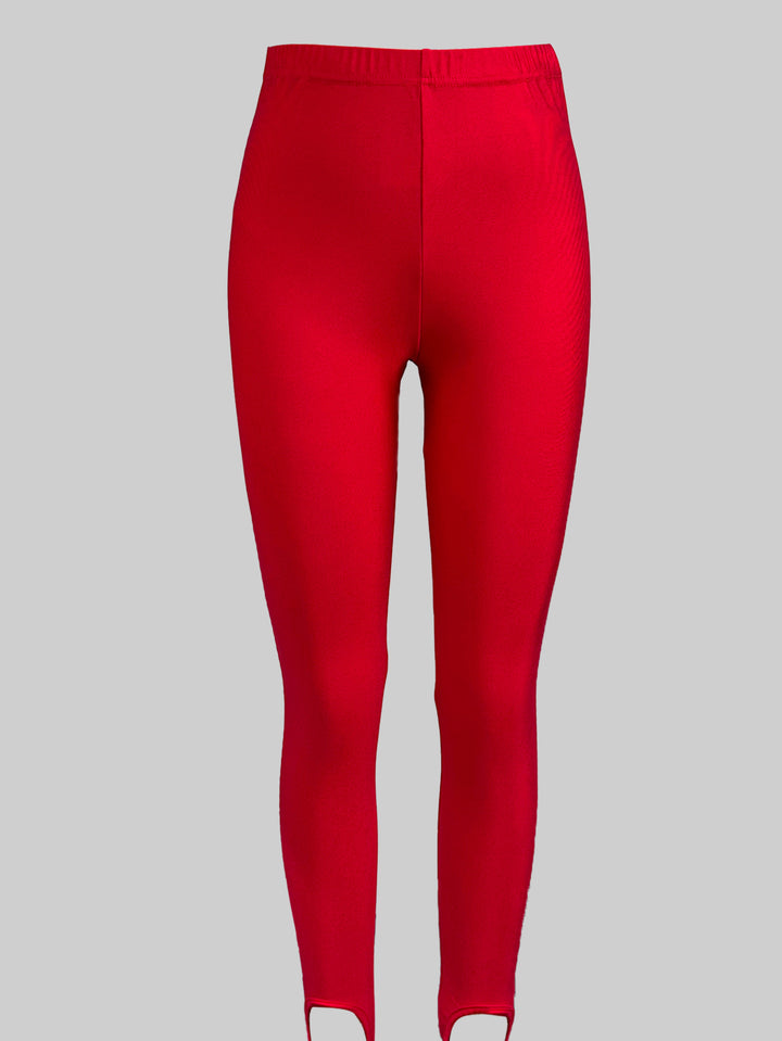 Damer Glamourösa Leggings med glänsande effekt och hög midja Mirla-Eva Jonsson