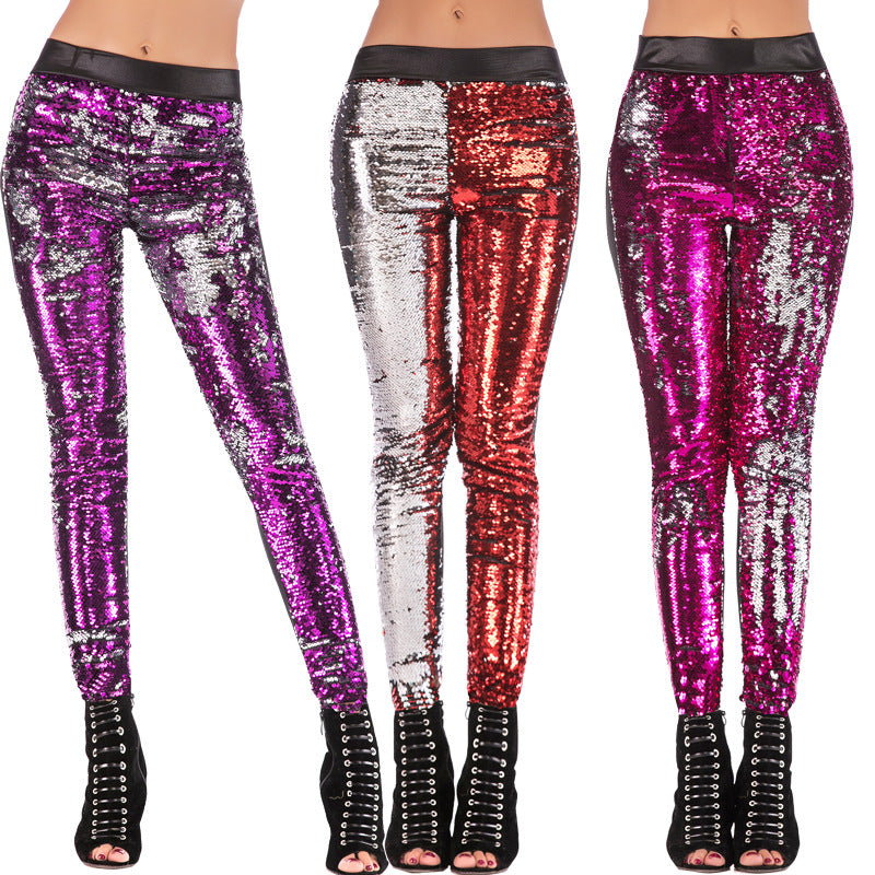 Damer Glamourösa Paljetter-leggings Eva Jonsson-Eva Jonsson