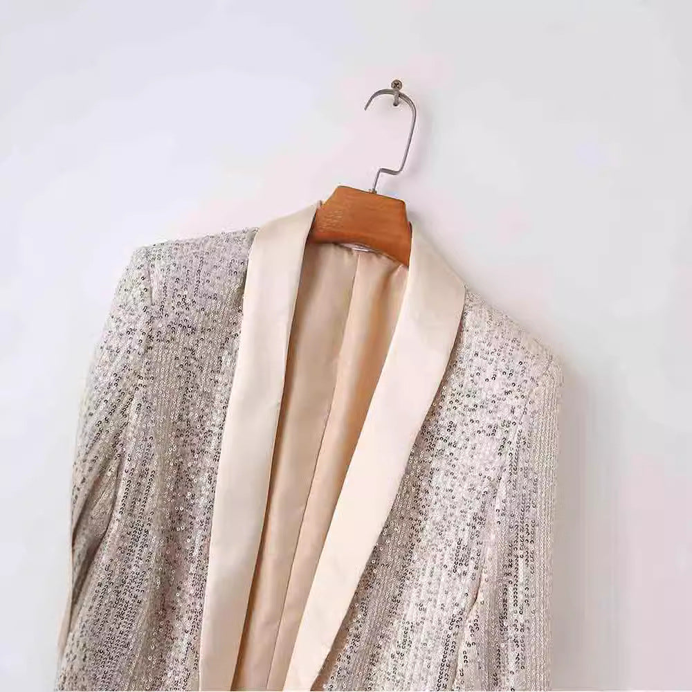 Damer Glittrande Blazer Mirla-Eva Jonsson
