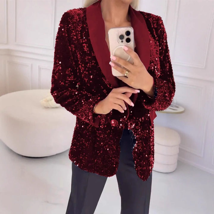 Damer Glittrande Blazer Mirla-Eva Jonsson