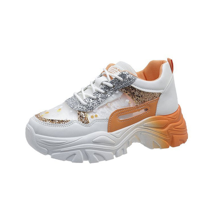 Damer Glittrande Chunky Sneakers Mirla-Eva Jonsson