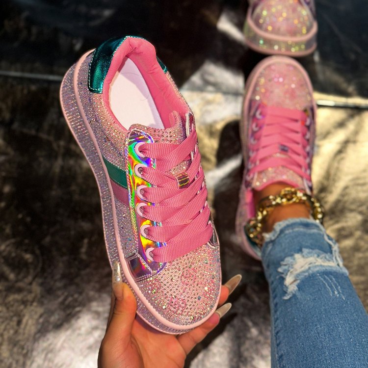 Damer Glittrande Fashion Sneakers Mirla-Eva Jonsson