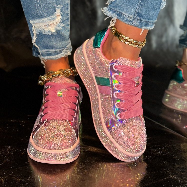 Damer Glittrande Fashion Sneakers Mirla-Eva Jonsson