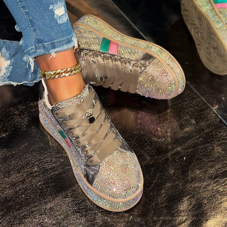 Damer Glittrande Fashion Sneakers Mirla-Eva Jonsson