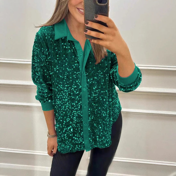 Damer Glittrande Fritidsblus Mirla-Eva Jonsson