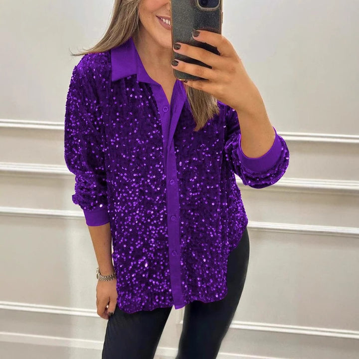 Damer Glittrande Fritidsblus Mirla-Eva Jonsson