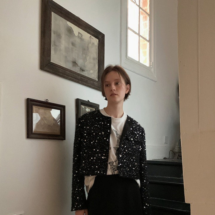 Damer Glittrande Kappa med eleganta accenter Mirla-Eva Jonsson