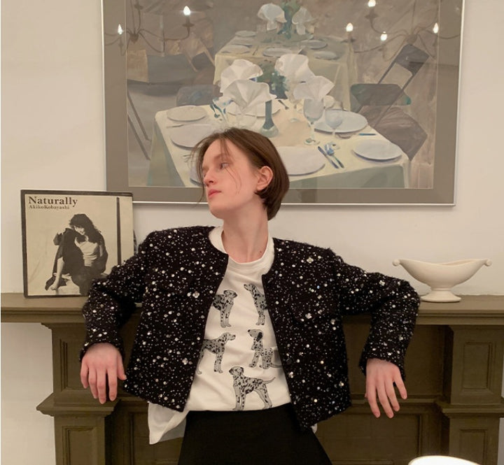Damer Glittrande Kappa med eleganta accenter Mirla-Eva Jonsson