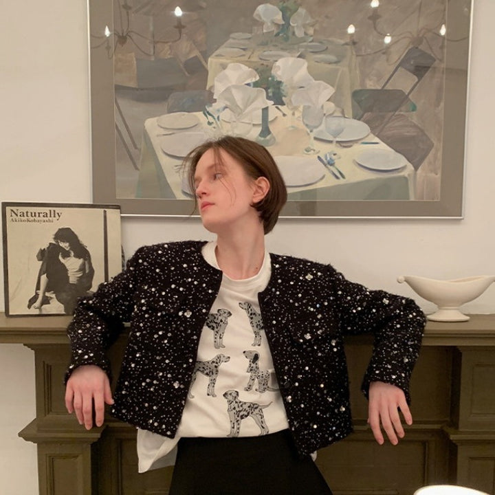 Damer Glittrande Kappa med eleganta accenter Mirla-Eva Jonsson
