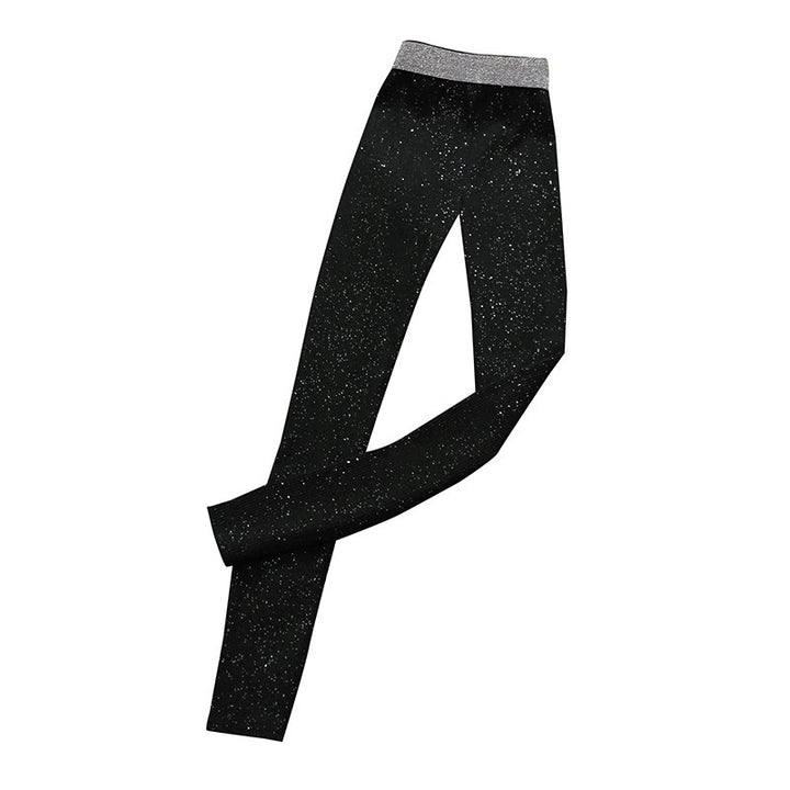 Damer Glittrande Leggings i figurnära ribbdesign Mirla-Eva Jonsson