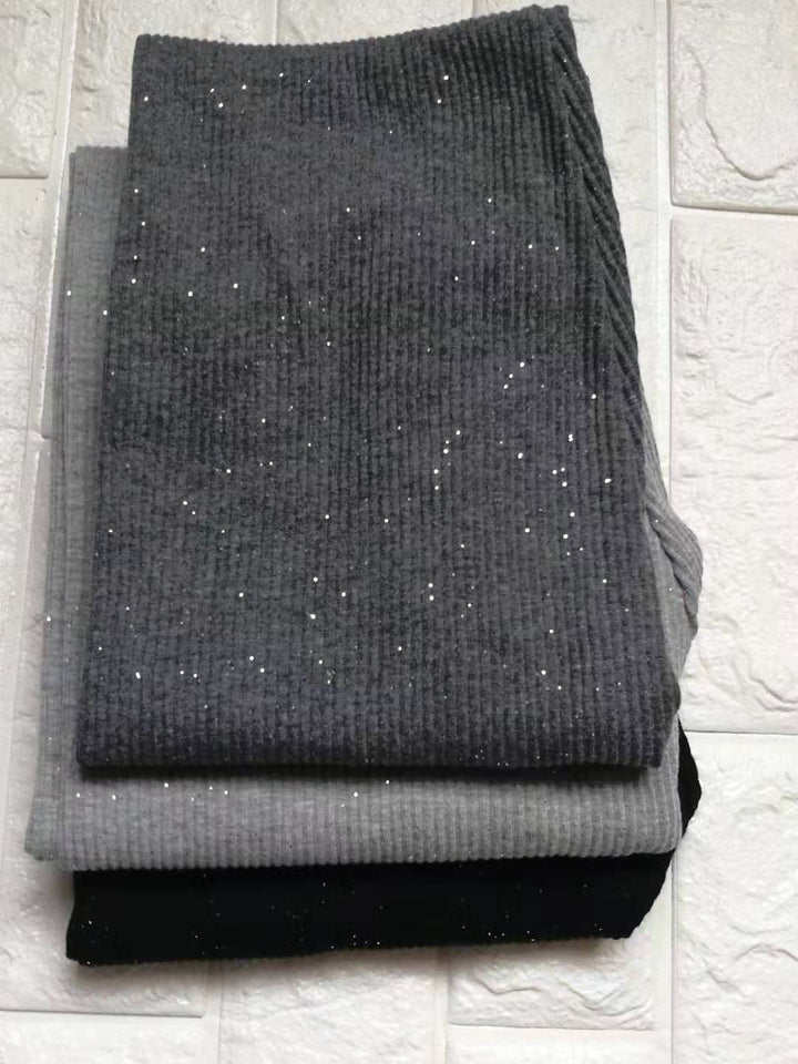 Damer Glittrande Leggings i figurnära ribbdesign Mirla-Eva Jonsson