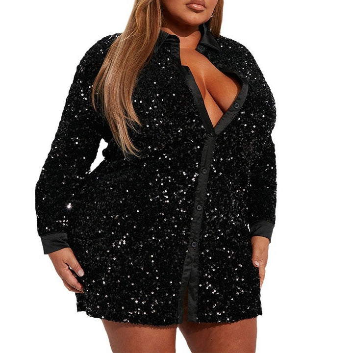 Damer Glittrande Oversize-Blus Mirla-Eva Jonsson