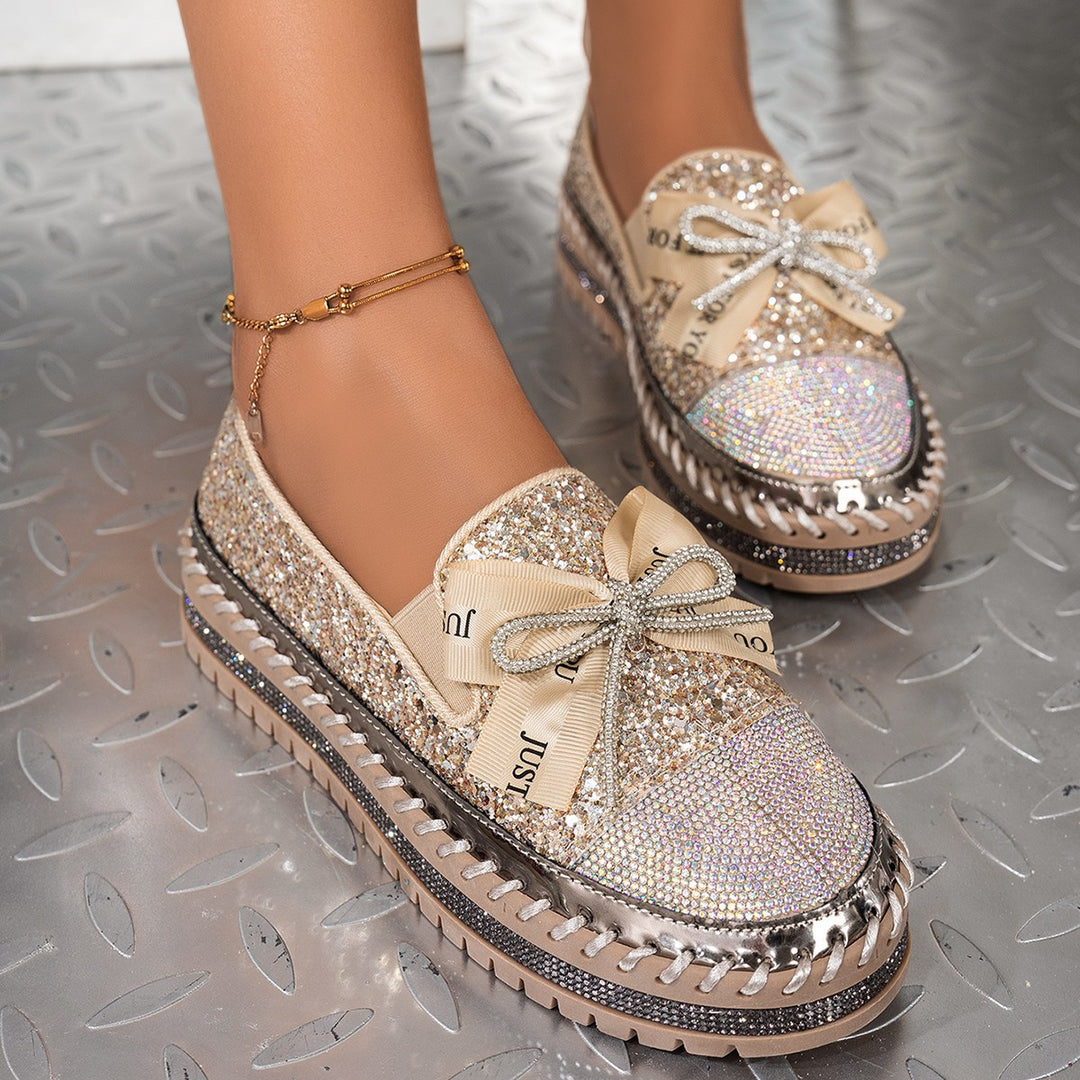 Damer Glittrande Slip-On Sneakers Mirla-Eva Jonsson
