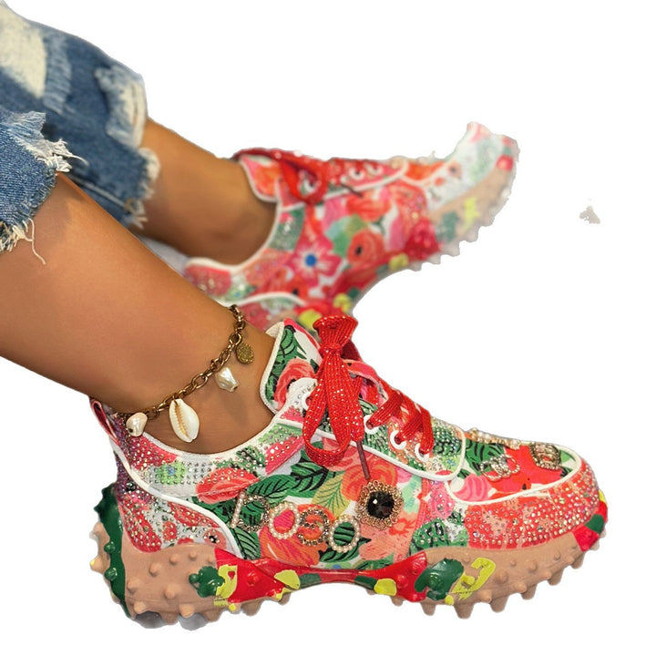 Damer Glittrande Sneakers med exklusiv design Mirla-Eva Jonsson