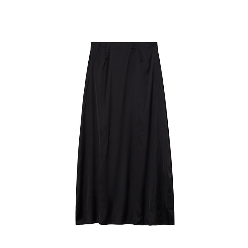 Damer Golvlång Satin Maxi-Kjol Eva Jonsson-Eva Jonsson
