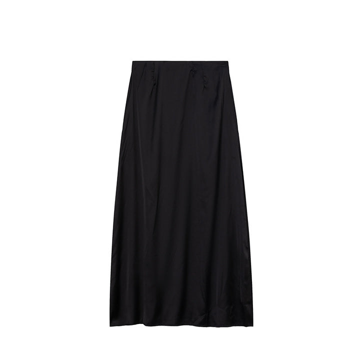 Damer Golvlång Satin Maxi-Kjol Eva Jonsson-Eva Jonsson