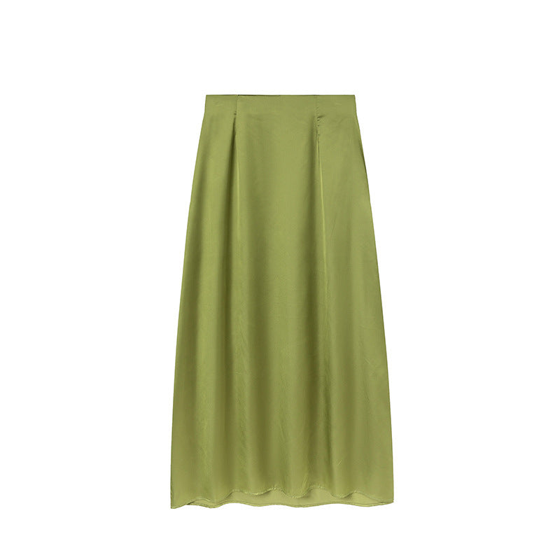 Damer Golvlång Satin Maxi-Kjol Eva Jonsson-Eva Jonsson