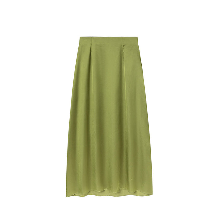 Damer Golvlång Satin Maxi-Kjol Eva Jonsson-Eva Jonsson