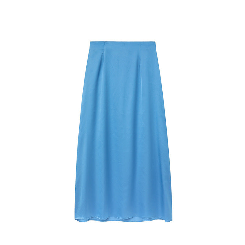 Damer Golvlång Satin Maxi-Kjol Eva Jonsson-Eva Jonsson