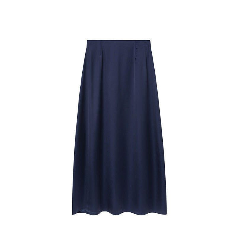 Damer Golvlång Satin Maxi-Kjol Eva Jonsson-Eva Jonsson