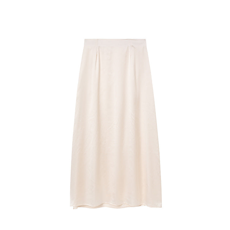 Damer Golvlång Satin Maxi-Kjol Eva Jonsson-Eva Jonsson