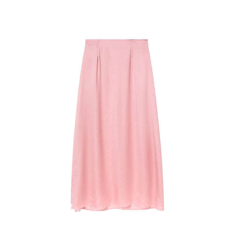 Damer Golvlång Satin Maxi-Kjol Eva Jonsson-Eva Jonsson