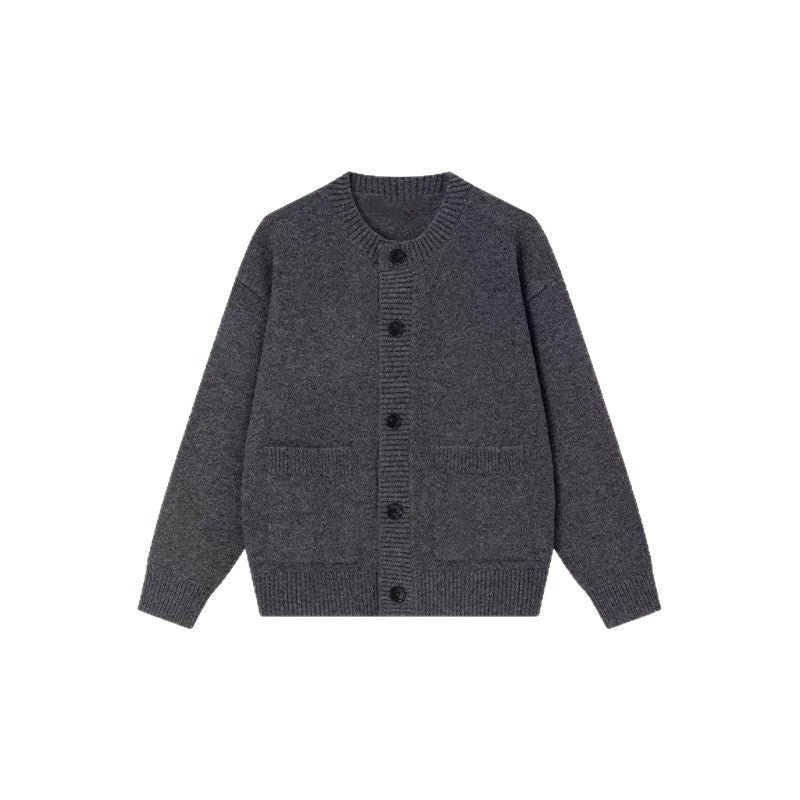 Damer Grovstickad Cardigan med oversize passform och stora knappdetaljer Mirla-Eva Jonsson