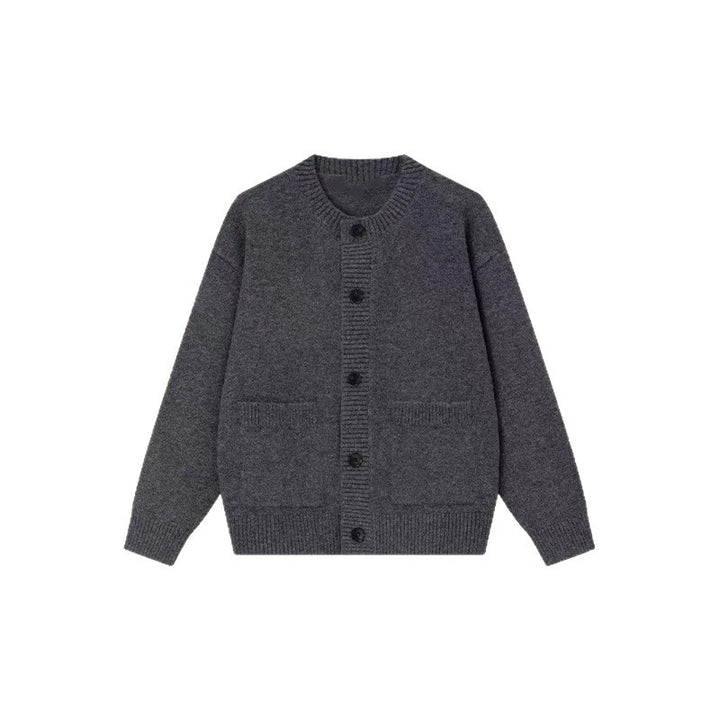 Damer Grovstickad Cardigan med oversize passform och stora knappdetaljer Mirla-Eva Jonsson