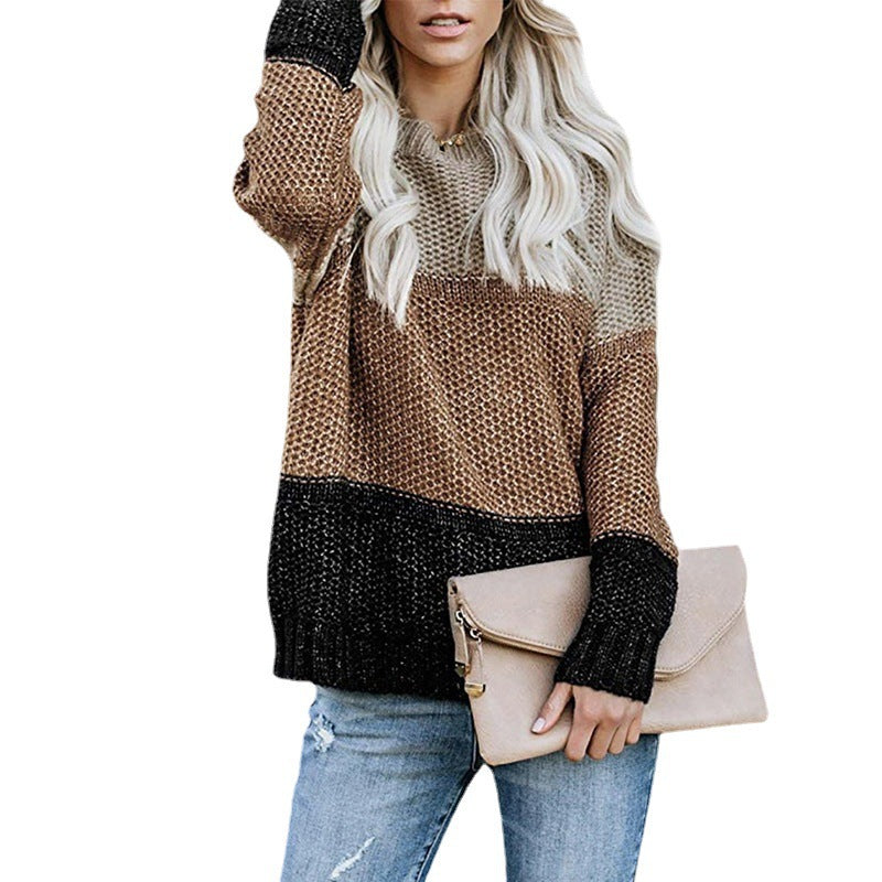 Damer Grovstickad tröja med avslappnad oversized passform Mirla-Eva Jonsson