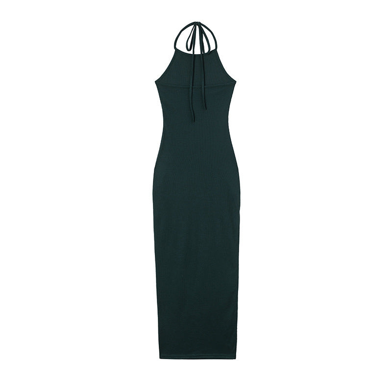 Damer Halter Nacke Bodycon Maxi Klänning Eva Jonsson-Eva Jonsson