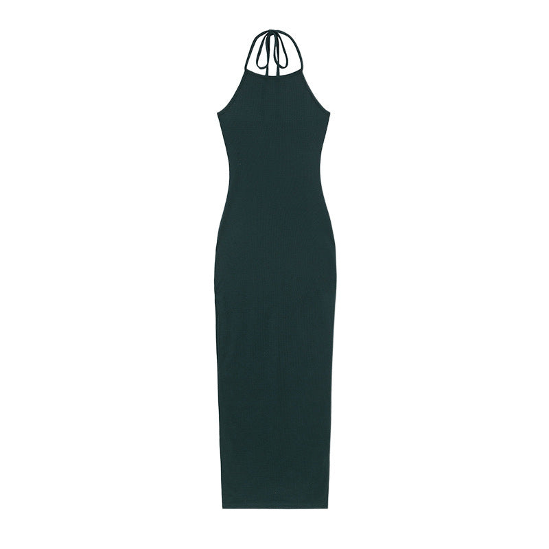 Damer Halter Nacke Bodycon Maxi Klänning Eva Jonsson-Eva Jonsson