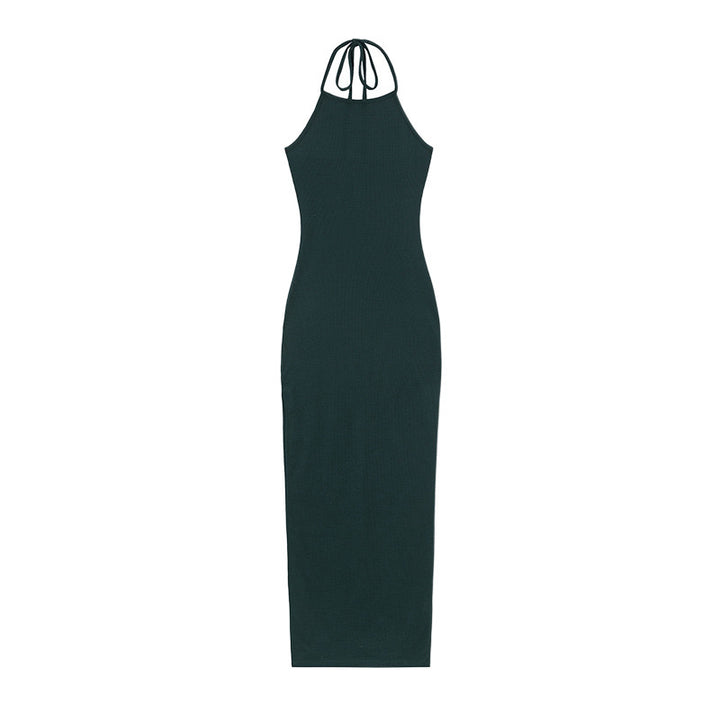 Damer Halter Nacke Bodycon Maxi Klänning Eva Jonsson-Eva Jonsson